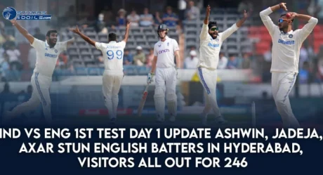 IND vs ENG 1st Test Day 1 Update: Ashwin, Jadeja, Axar stun English batters in Hyderabad, Visitors all out for 246
