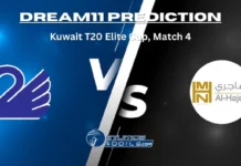 KS vs ALH Dream11 Prediction, Kuwait Swedish vs Al Hajery Match Preview, Playing XI, Pitch Report, & Injury Updates for Kuwait T20 Elite Cup 2023, Match 4 KS vs ALH Dream11 Prediction