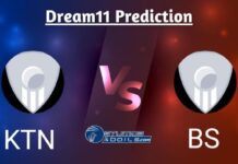 KTN vs BS Dream11 Prediction, KCC Emerging T20 league 2023, Match 29, Small League Must Picks, Pitch Report, Injury Report, Fantasy Tips, KTN vs BS Dream 11 KTN vs BS Dream11 Prediction