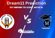 KTN vs MEC Dream11 Prediction, KCC Emerging T20 league 2023, Match 36, Small League Must Picks, Pitch Report, Injury Report, Fantasy Tips, KTN vs MEC Dream 11 KTN vs MEC Dream11 Prediction