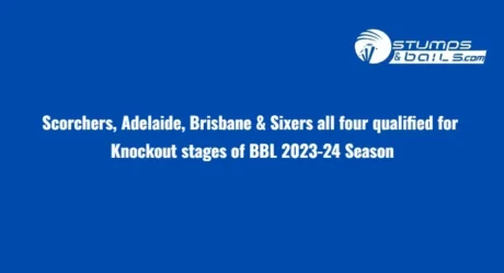 Scorchers, Adelaide, Brisbane & Sixers all four qualified for Knockout stages of BBL 2023-24 Season