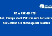 NZ vs PAK 4th T20I: Mitchell, Phillips shock Pakistan with half-centuries NZ vs PAK 4th T20I Highlights