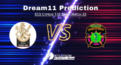 ROY vs NFCC Dream11 Prediction, ECS Cyprus T10 2024, Match 33, Small League Must Picks, Pitch Report, Injury Updates, Fantasy Tips, ROY vs NFCC Dream 11