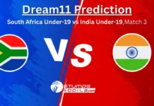 SA-U19 vs IN-U19 Dream11 Prediction: Under-19 Tri-Series OD 2024, Match 3, Small League Must Picks, Pitch Report, Injury Updates, Fantasy Tips, SA-U19 vs IN-U19 Dream 11 SA-U19 vs IN-U19 Dream11 Prediction