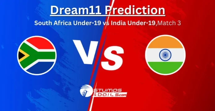 SA-U19 vs IN-U19 Dream11 Prediction
