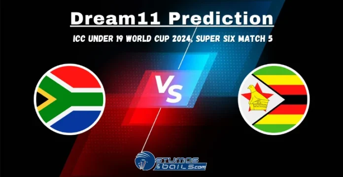 SA-U19 vs ZIM-U19 Dream11 Prediction
