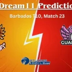 SET vs GUA Dream11 Prediction: Settlers (SET) vs Guardians (GUA) Match Preview, Playing 11, Injury Report and Pitch Report for Barbados T10 2023, Match 23