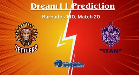 SET vs TIT Dream11 Prediction: Barbados T10 Match 20 Fantasy Cricket Tips, SET vs TIT Prediction