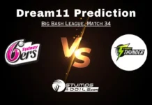 SIX vs THU Dream11 Prediction: Sydney Sixers vs Sydney Thunder Match Preview, Playing 11, Pitch Report, Injury Report, Fantasy Cricket Tips for T20 BBL 2023, Big Bash League Match 34 SIX vs THU Dream11 Prediction