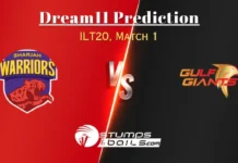SJH vs GUL Dream11 Team Today: ILT20 Match 1 Fantasy Picks, Sharjah vs Gulf Captain and Vice-Captain Picks SJH vs GUL Dream11 Team Today