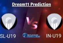 SL-U19 vs IN-U19 Dream11 Prediction, U19 World Cup Practice ODI, Warm-up Matches, Small League Must Picks, Pitch Report, Injury Updates, Fantasy Tips, SL-U19 vs IN-U19 Dream 11 SL-U19 vs IN-U19 Dream11 Prediction