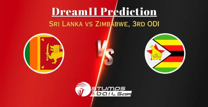 SL vs ZIM Dream11 Predictions 3rd ODI