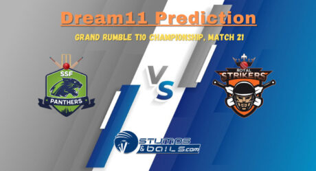 SSF vs RST Dream11 Prediction, SSF Panthers vs Royal Strikers Match Preview, Pitch Report, Injury Update, Playing 11 For Grand Rumble T10 Championship, Match 21