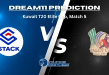 STA vs TYR Dream11 Prediction, Stack CC vs Tally Riders Match Preview, Playing 11, Pitch Report, Injury Report, 5th Match of Kuwait T20 Elite Cup 2024, Match 05 STA vs TYR Dream11 Prediction Today