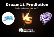 STR vs HUR Dream11 Prediction: Adelaide Strikers vs Hobart Hurricanes Match Preview, Big Bash League 2023-24, STR vs HUR 31st Match STR vs HUR Dream11 Prediction