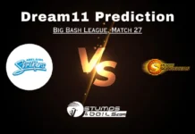 STR vs SCO Dream11 Prediction in Hindi: STR vs SCO कप्तान और उप-कप्तान विकल्प, बिग बैश लीग 2023 मैच 27 STR vs SCO Dream11 Prediction in Hindi