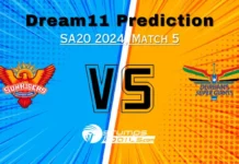 SUNE vs DSG Dream11 Prediction: SA20 2024 Match 5 Fantasy Cricket Tips, Playing 11, Pitch Report, Weather, Sunrisers vs Durban Dream11 Team SUNE vs DSG Dream11 Prediction