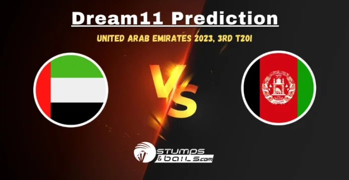 UAE vs AFG Dream11 Prediction Today