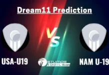 USA-U19 vs NAM U-19 Dream 11 Prediction, Namibia Under-19s vs United States of America Under-19s Match Preview, Playing 11, Pitch Report, Injury Report, ICC Under 19 World Cup Warm up Matches USA-U19 vs NAM U-19 Dream11 Prediction