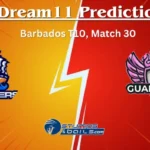 VOY vs GUA Dream11 Prediction: Barbados T10 Fantasy Cricket Tips, VOY vs GUA Prediction