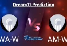 WA-W vs AM-W Dream11 Prediction: Women’s National Cricket League Match 21 Fantasy Cricket Tips, WA-W vs AM-W Prediction WA-W vs AM-W Dream11 Prediction