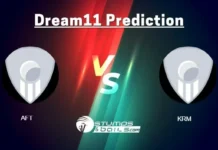 AFT vs KRM Dream11 Prediction: KCC T20 Challengers Cup Match 34, Fantasy Cricket Tips, AFT vs KRM Prediction AFT vs KRM Dream11 Prediction