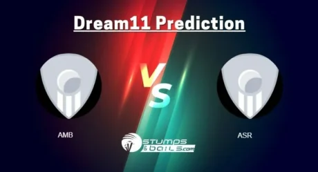 AMB vs ASR Dream11 Prediction: KCC T20 Challengers Cup 2024, Match 32, Small League Must Picks, Pitch Report, Injury Updates, Fantasy Tips, AMB vs ASR Dream 11   