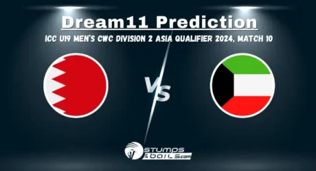 BAH-U19 vs KUW-U19 Dream11 Prediction: ICC U19 Men’s CWC Division 2 Asia Qualifier 2024, Match 5, Small League Must Picks, Pitch Report, Injury Updates, Fantasy Tips, BAH-U19 vs KUW-U19 Dream 11    