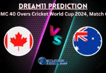 CAN-40 vs AUS-40 Dream11 Prediction: IMC Over 40s Cricket World Cup Match 6, Fantasy Cricket Tips, Canada Over 40s vs Australia Over-40s Squads CAN-40 vs AUS-40 Dream11 Prediction