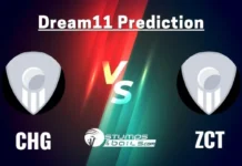 CHG vs ZCT Dream 11 Prediction, Challengers CC vs Zonic Tigers CC Match Preview, Playing 11, Pitch Report, Injury Report, Match 7 CHG vs ZCT Dream11 Prediction