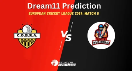 COB vs ZA Dream11 Prediction: European Cricket League Match 8, Fantasy Cricket Tips, COB vs ZA Dream11 Team Today