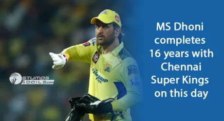 MS Dhoni completes 16 years with Chennai Super Kings  