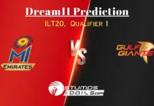 EMI vs GUL Dream11 Prediction Qualifier 1, Fantasy Cricket Tips, Pitch Report, Injury and Updates, International League T20 2024 EMI vs GUL Dream11 Prediction