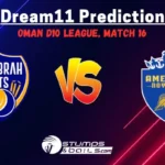 GGI vs AMR Dream11 Prediction Picks: GGI vs AMR Match 16 Fantasy Cricket Tips, Oman D10 League Fantasy Team 