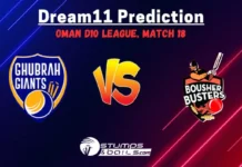 GGI vs BOB Dream11 Prediction: Oman D10 League Match 18, Fantasy Cricket Tips, GGI vs BOB Match Prediction GGI vs BOB Dream11 Prediction