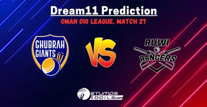 GGI vs RUR Dream11 Prediction