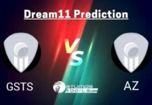GSTS vs AZ Dream11 Prediction, ICCA Arabian T20 Cricket League 2024, Match 50, Small League Must Picks, Pitch Report, Injury Updates, Fantasy Tips, GSTS vs AZ Dream 11 GSTS vs AZ Dream11 Prediction