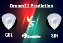 GUL vs SJH Dream11 Prediction Match 22, Fantasy Cricket Tips, Pitch Report, Injury and Updates, International League T20 2024 GUL vs SJH Dream11 Prediction