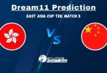 HK vs CHN Dream11 Prediction, HK vs CHN Dream11 Prediction Today Match 5, East Asia Cup T20 2024, Small League Must Picks, HK vs CHN Fantasy Cricket Tips For Match 5, Hong Kong vs China Dream11 Prediction, HK vs CHN Pitch Report HK vs CHN Dream11 Prediction