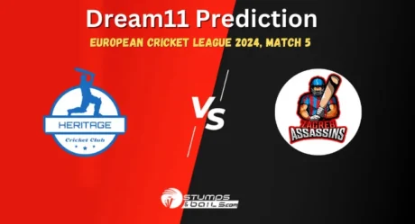 HRT vs ZA Dream 11 Prediction: Heritage CC vs Zagreb Assassins Match Preview, Playing 11, Pitch Report, Injury Report, ECL, 2024, Match 05