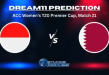 INA-W vs QAT-W Dream11 Prediction: ACC Women’s Premier Cup Match 21, INA-W vs QAT-W Fantasy Cricket Tips INA-W vs QAT-W Dream11 Prediction