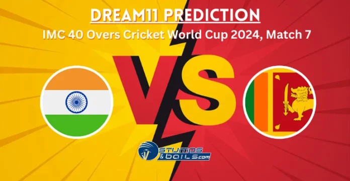 IND-40 vs SRI-40 Dream11 Prediction