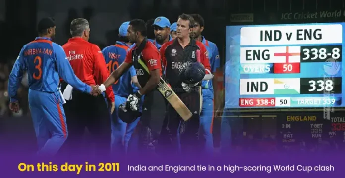 IND vs ENG Tie In World Cup 2011