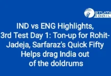 IND vs ENG Highlights: Ton-up for Rohit- Jadeja, Sarfaraz’s Quick Fifty Helps drag India out of the doldrums IND vs ENG 3rd Test Day 1 Match Updates