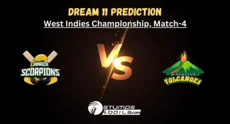 JAM vs WIS Dream11 Prediction: Jamaica Scorpions vs Windward Volcanoes Match Preview, Playing 11, Pitch Report,  Injury Report and Fantasy Cricket Tips for West Indies Test Championship 2024 Match 1