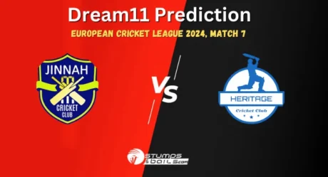 JIB vs HRT Dream11 Prediction: European Cricket League 2024, Match 7, Small League Must Picks, Pitch Report, Injury Updates, Fantasy Tips, JIB vs HRT Dream 11    