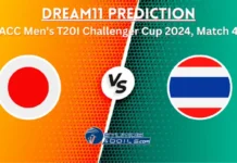 JPN vs TL Dream11 Prediction: ACC Mens T20I Challenger Cup 2024 Match 4, Fantasy Cricket Tips, JPN vs TL Dream11 Team Prediction JPN vs TL Dream11 Prediction