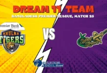 KHT vs SYL Dream11 Prediction: BPL Match 25, Fantasy Cricket Tips, KHT vs SYL Playing 11, Match Prediction KHT vs SYL Dream11 Prediction
