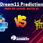 KHW vs DAT Dream11 Prediction, Oman D10 League 2024, Match 20, Small League Must Picks, Pitch Report, Injury Updates, Fantasy Tips, KHW vs DAT Dream 11