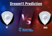 KT vs IRCC Dream11 Prediction, Kutchi Tigers vs Indorwa CC Match Preview, Injury Report, Playing 11, Pitch Report, RCA Men’s T10 League, 2024, Match 10 KT vs IRCC Dream11 Prediction